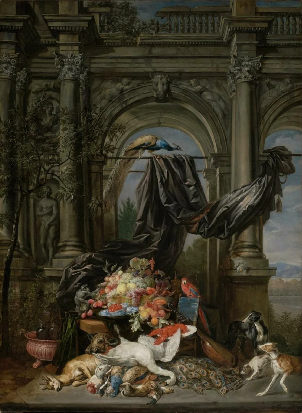 Still Life in an Architectural Setting, detail