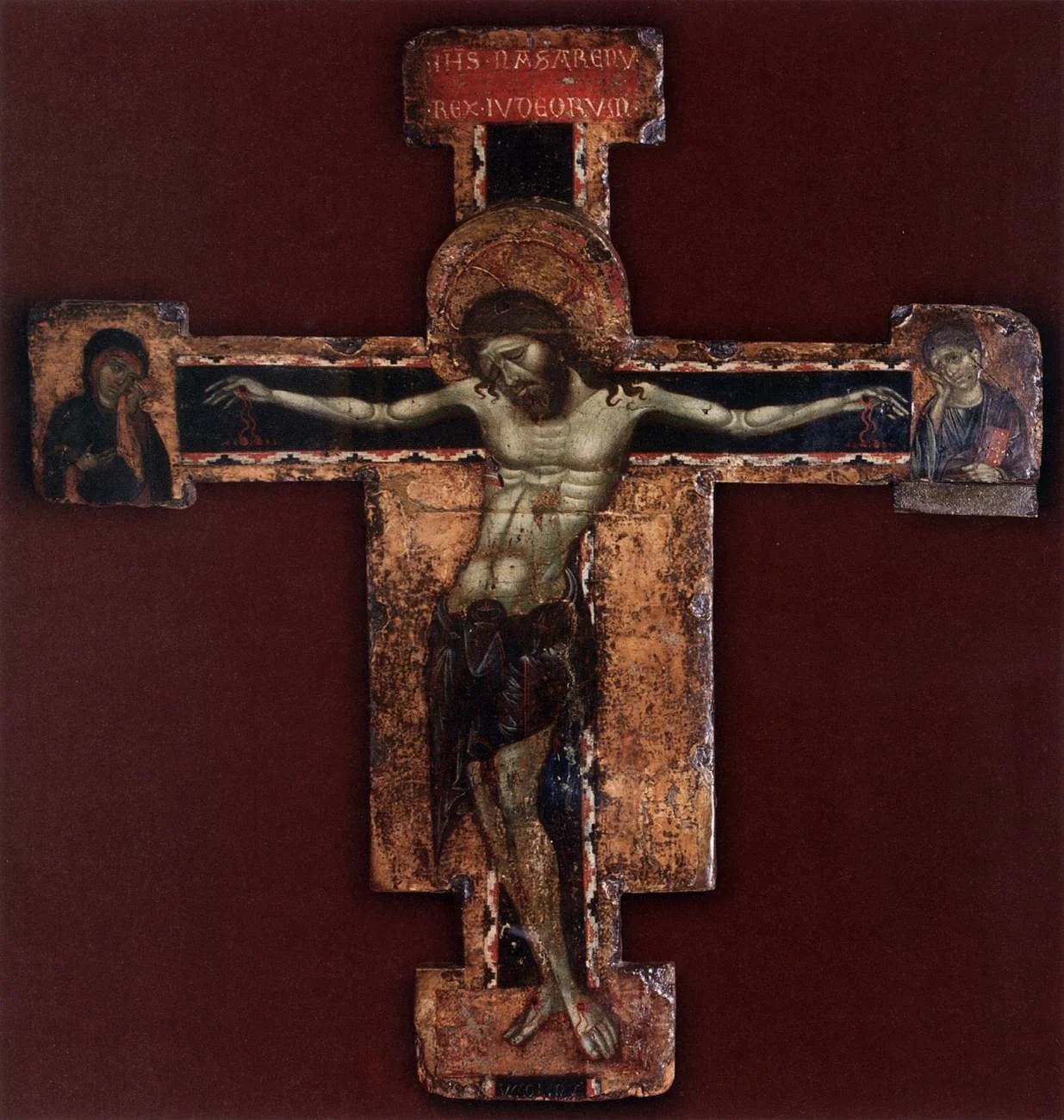 Cross with the Crucified Christ, detail
