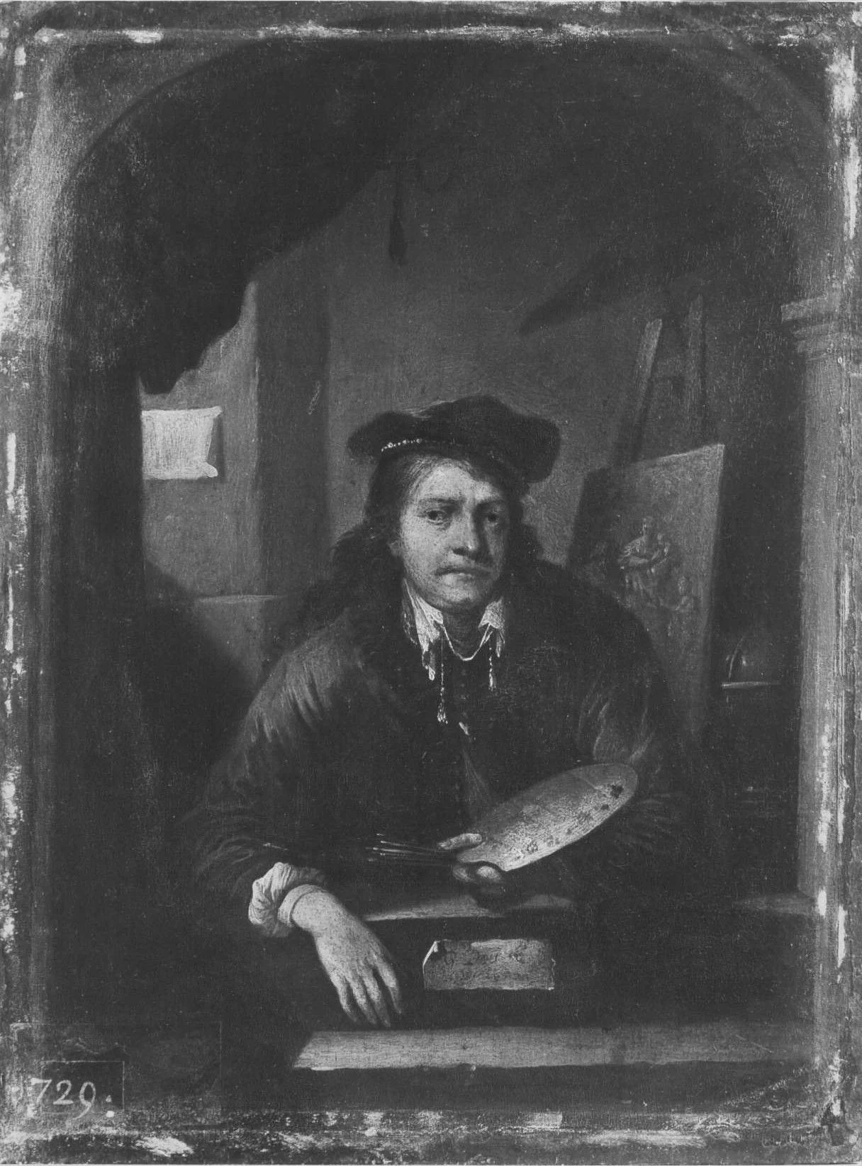 Selbstbildnis, detail