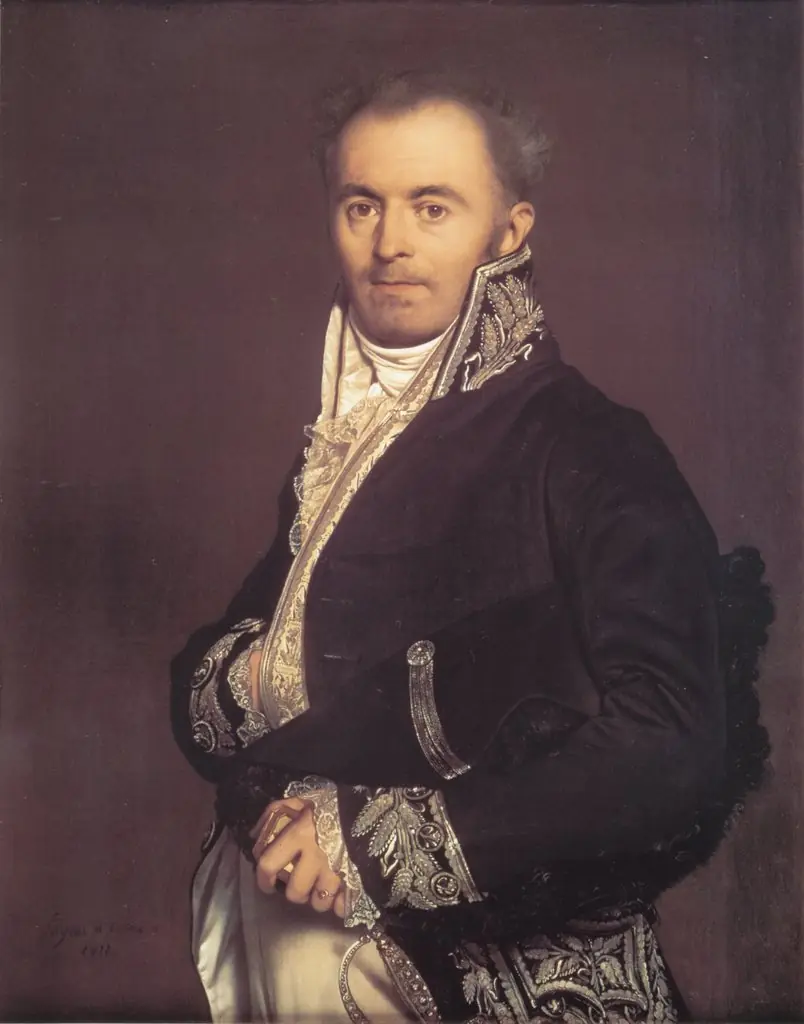 Hippolyte-François Devillers, by Jean Auguste Dominique Ingres, oil, 1811