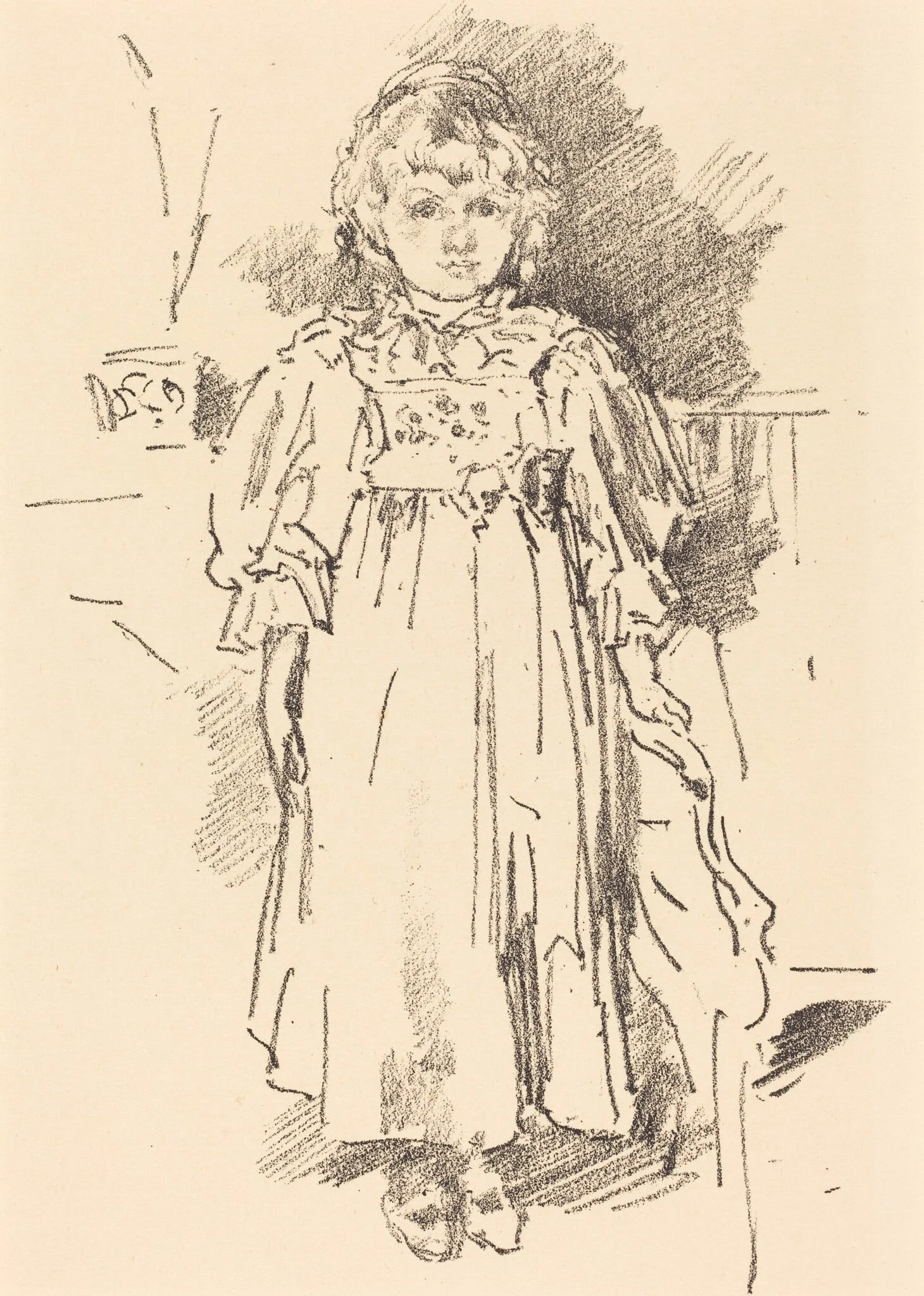 Little Evelyn, detail