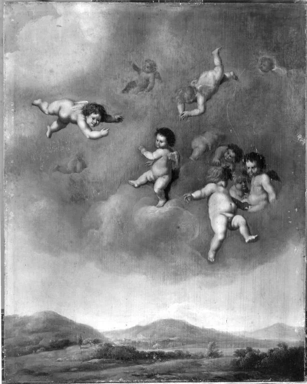 Putten am Himmel, detail