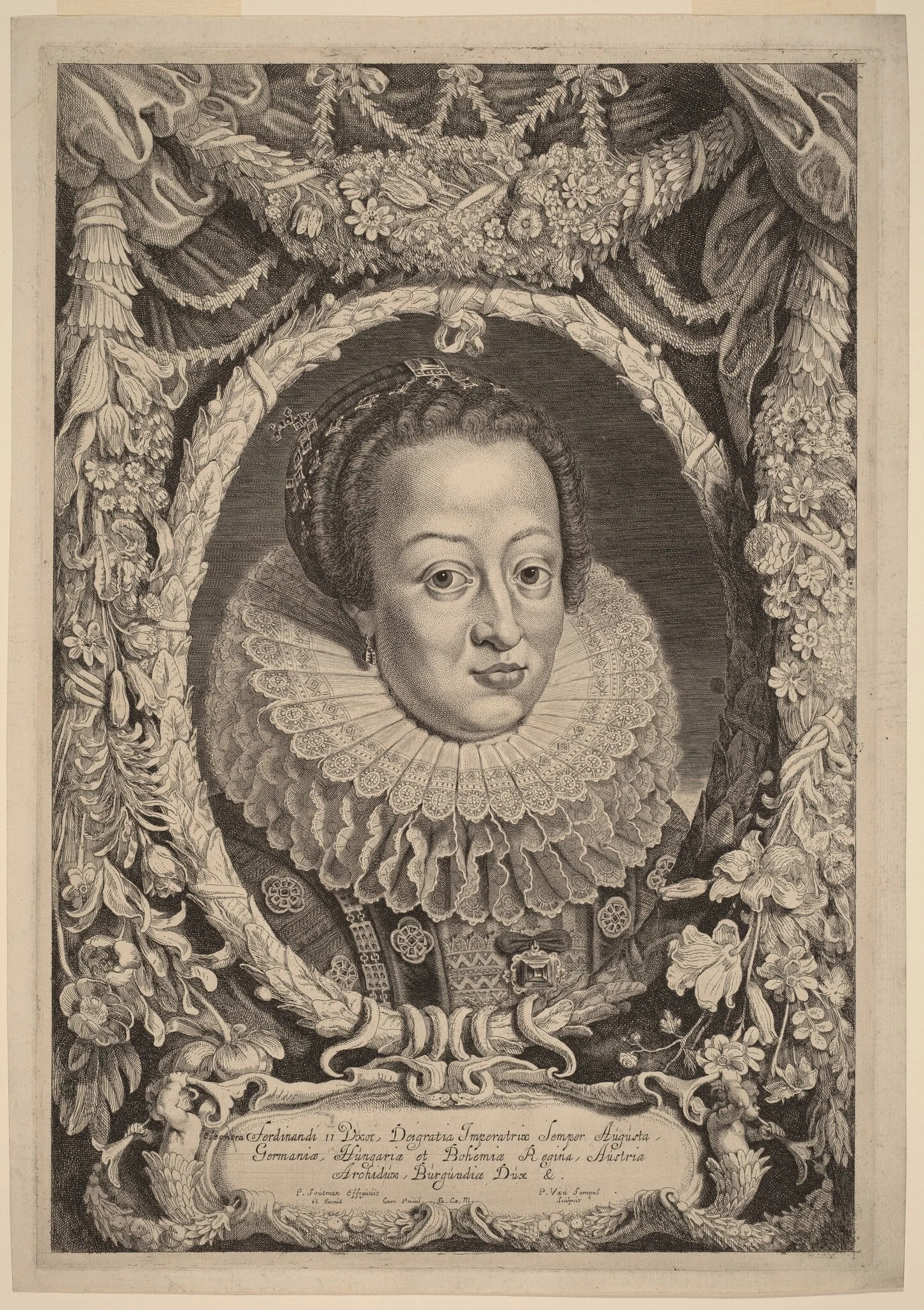 Eleanora, Wife of Ferdinand II, detail