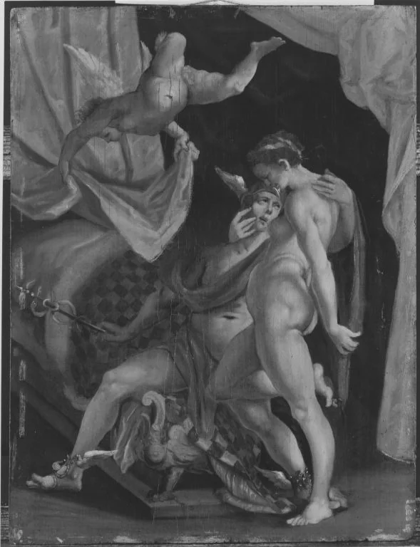 Merkur und Venus (Kopie nach), detail