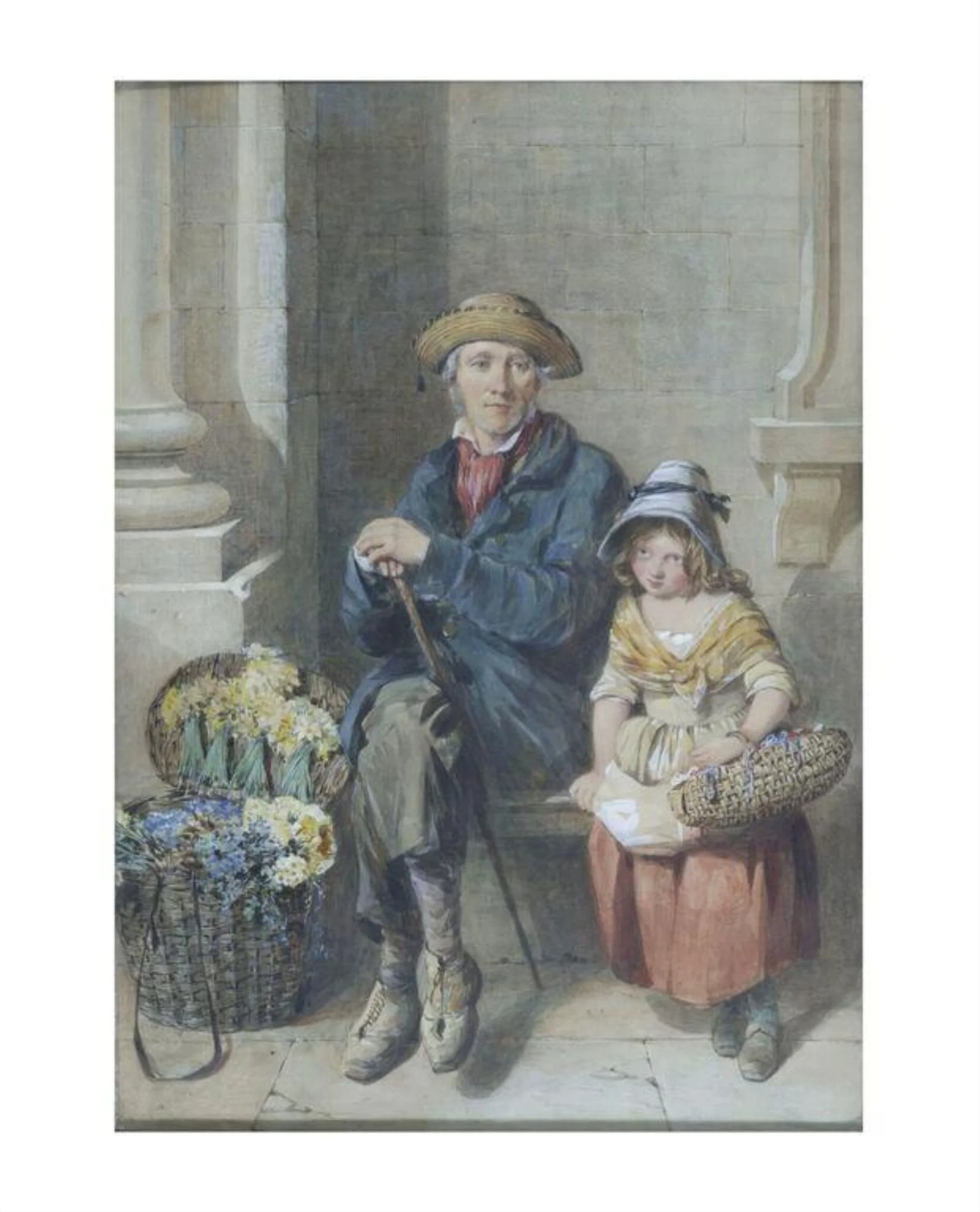 Primrose Gatherers, detail