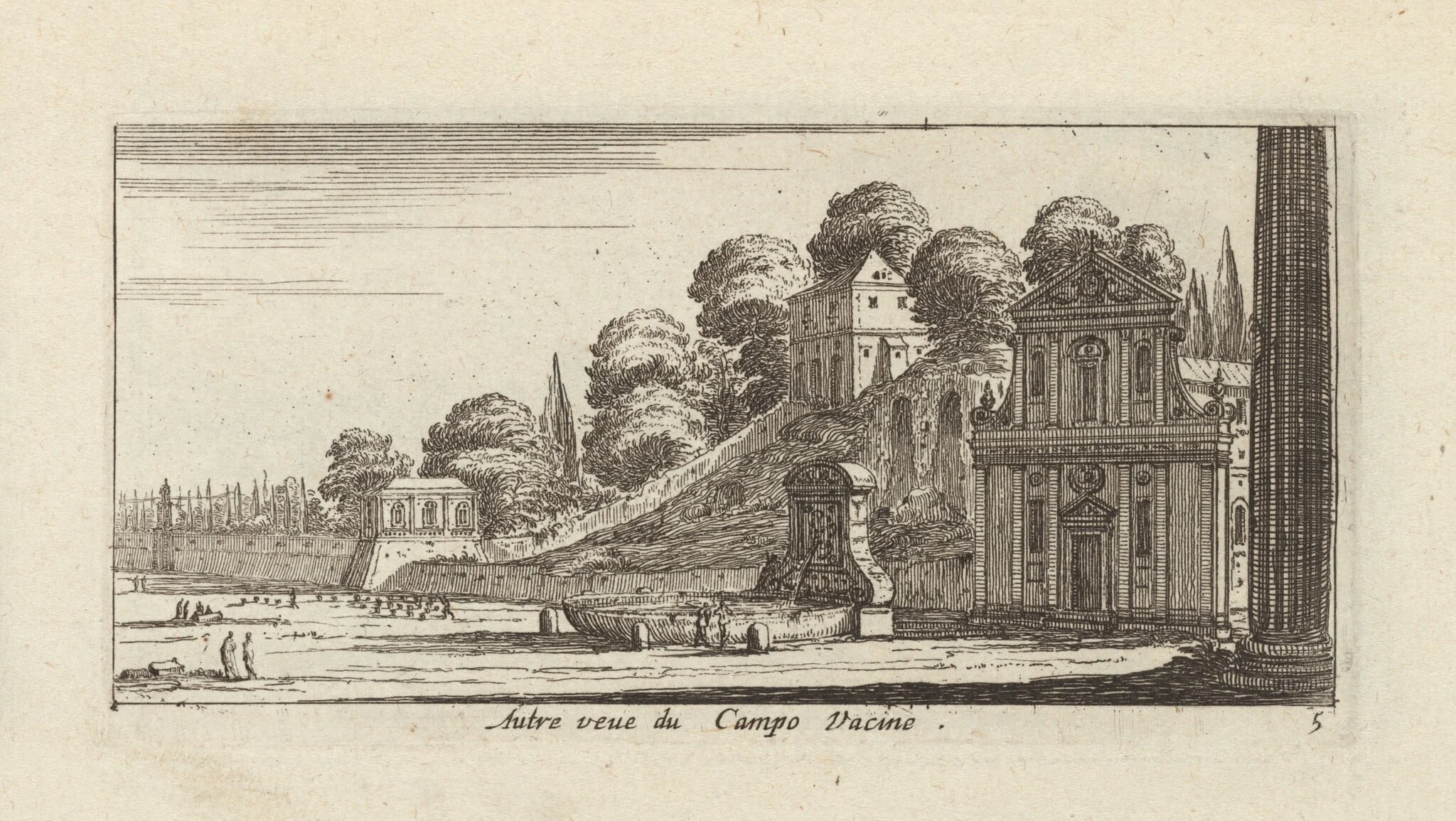 Autre veue du Campo Vacine, detail