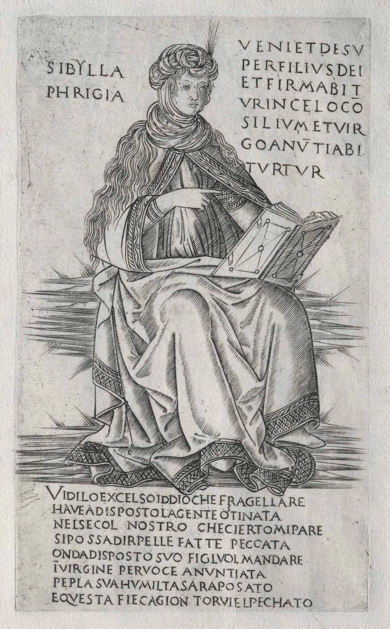The Sibyls: The Phrygian Sibyl, detail