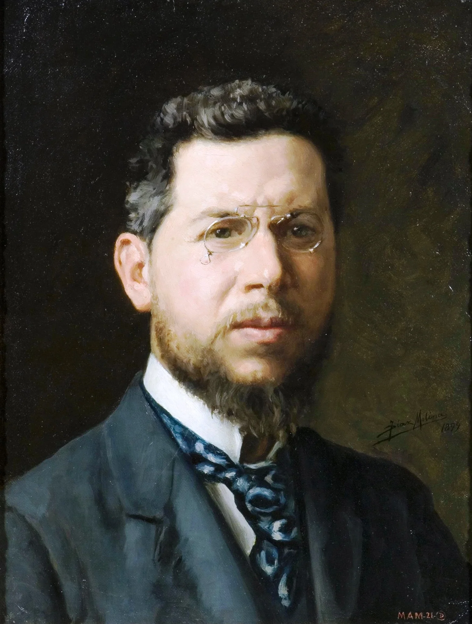 Self-portrait, detail