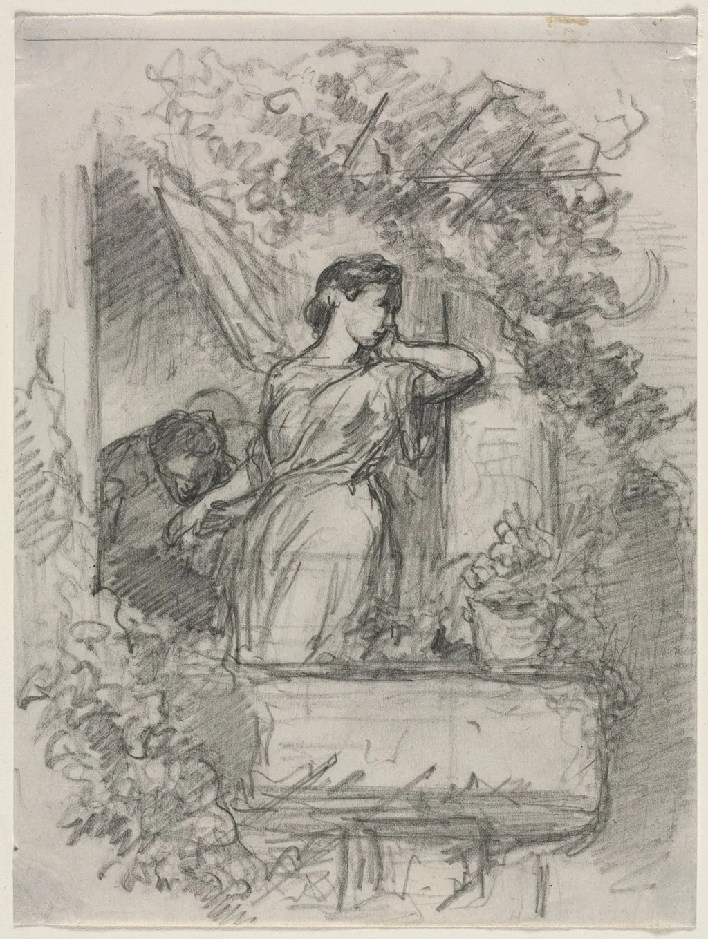 On the Balcony, by Célestin Nanteuil, 1850