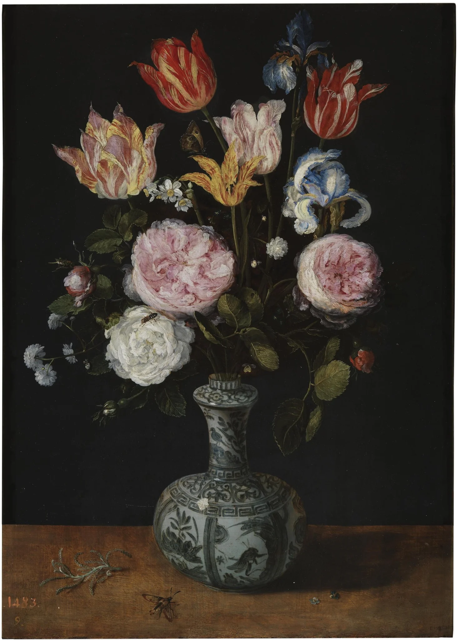 Vase of Flowers, detail