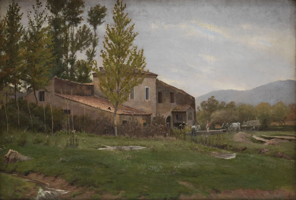 Isola del Liri, Italy. Overcast Day, detail