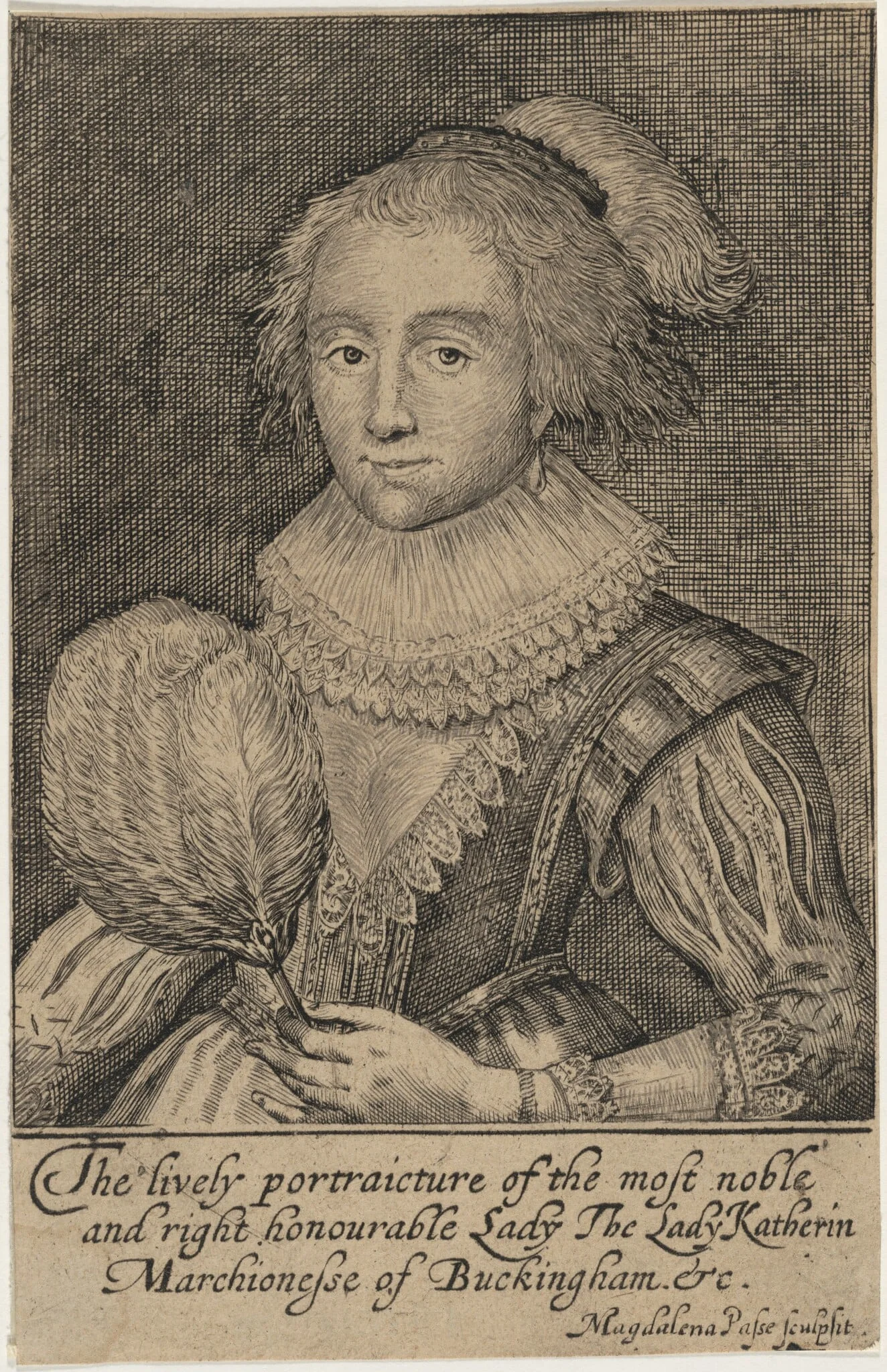 Catherine Manners, Duchess of Buckingham, detail
