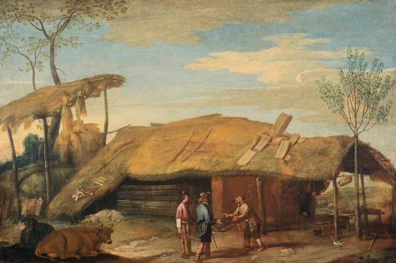 Landscape with Philemon and Baucis, detail