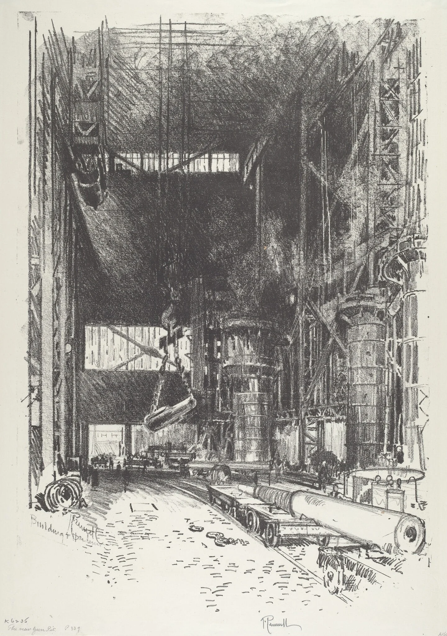 The New Gun-Pit, detail