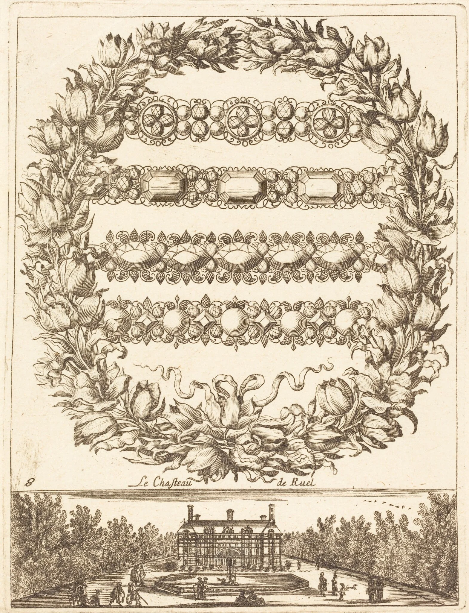Le chasteau de Ruel, detail