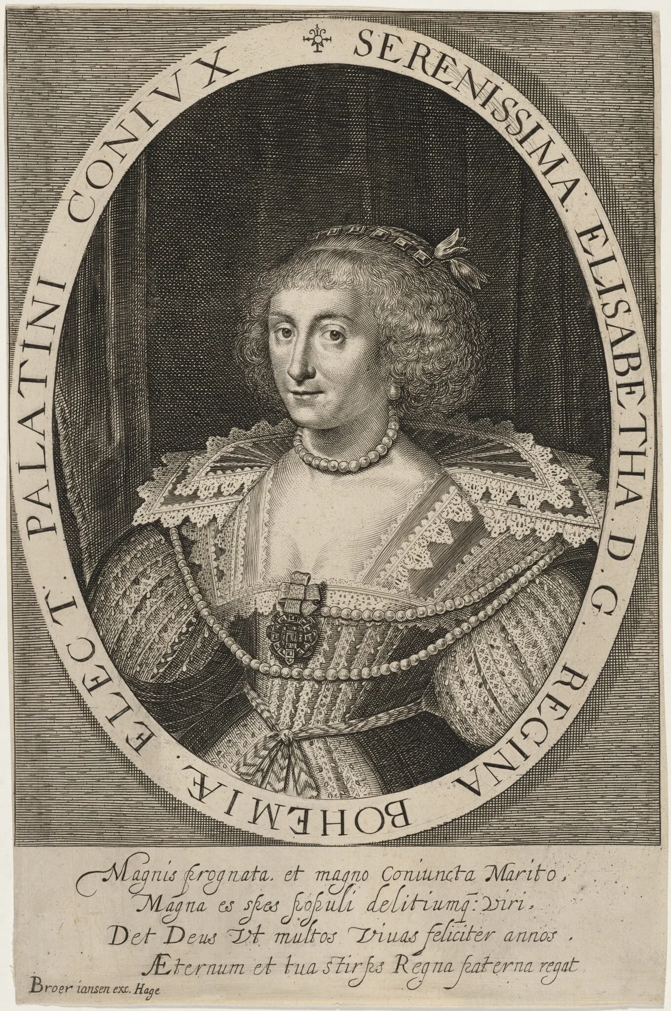 Elizabeth, Queen of Bohemia, detail
