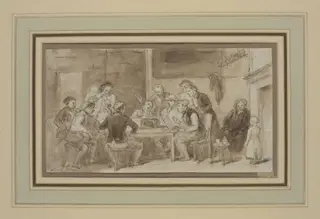 <i>A Musical Party</i>, by John Masey Wright, paint, 1800
