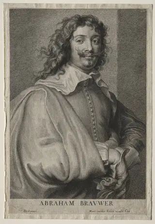 Adrian Brower, by Schelte Adams Bolswert, 1632