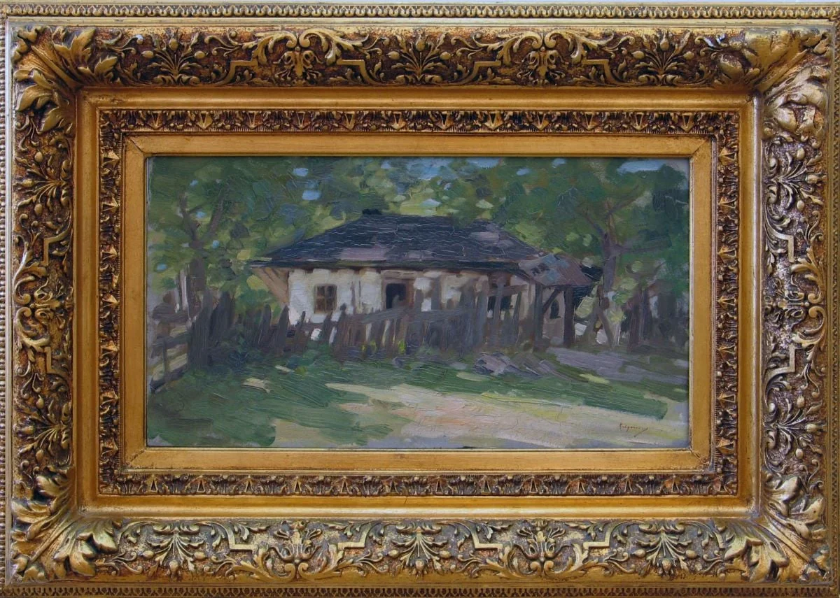 Casă la marginea satului, detail