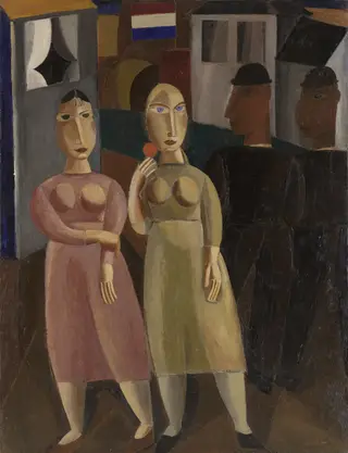 Sunday, by Gustave De Smet, oil, 1921
