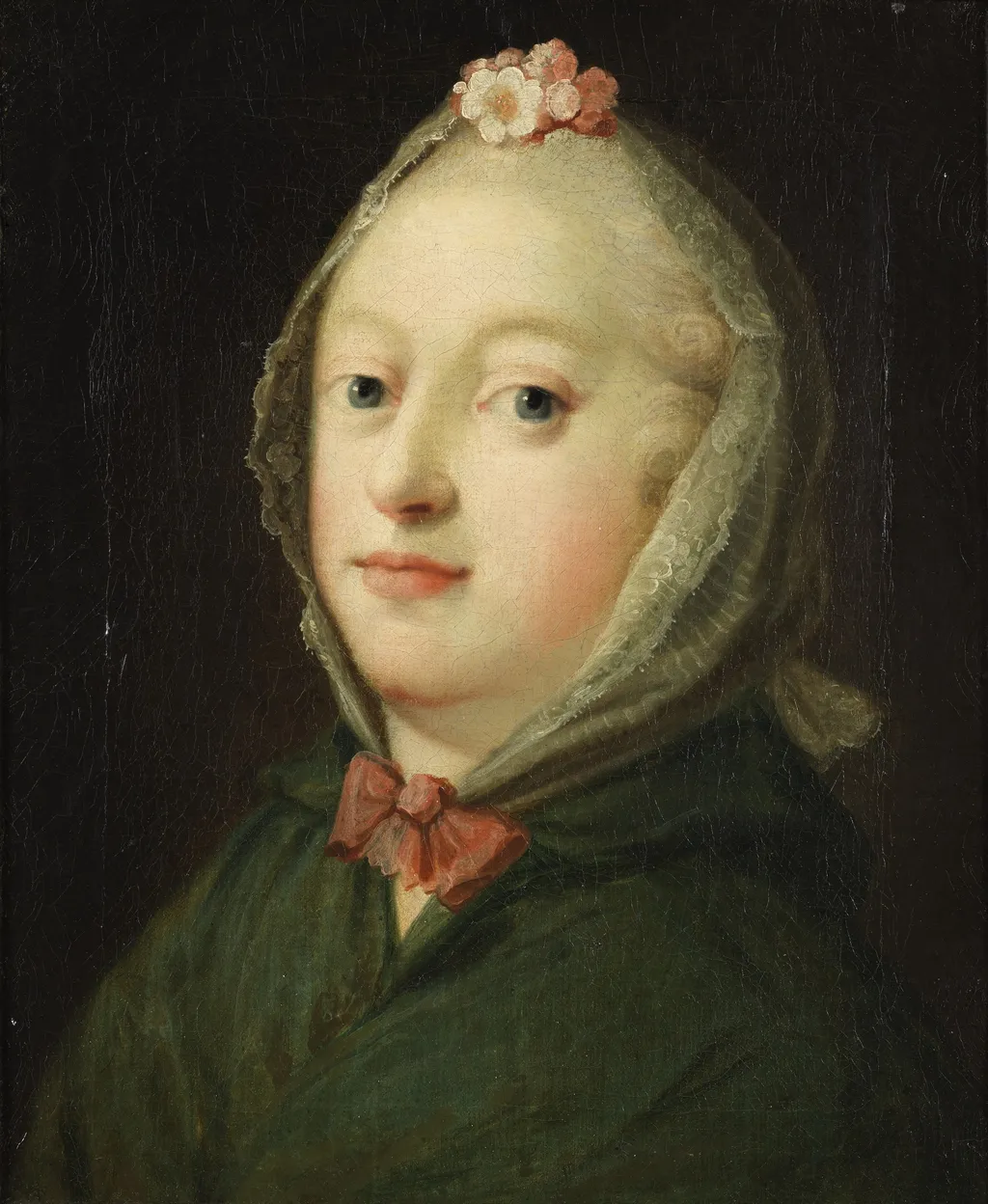 Louise, Queen of Denmark, by Carl Gustaf Pilo, oil, 1745
