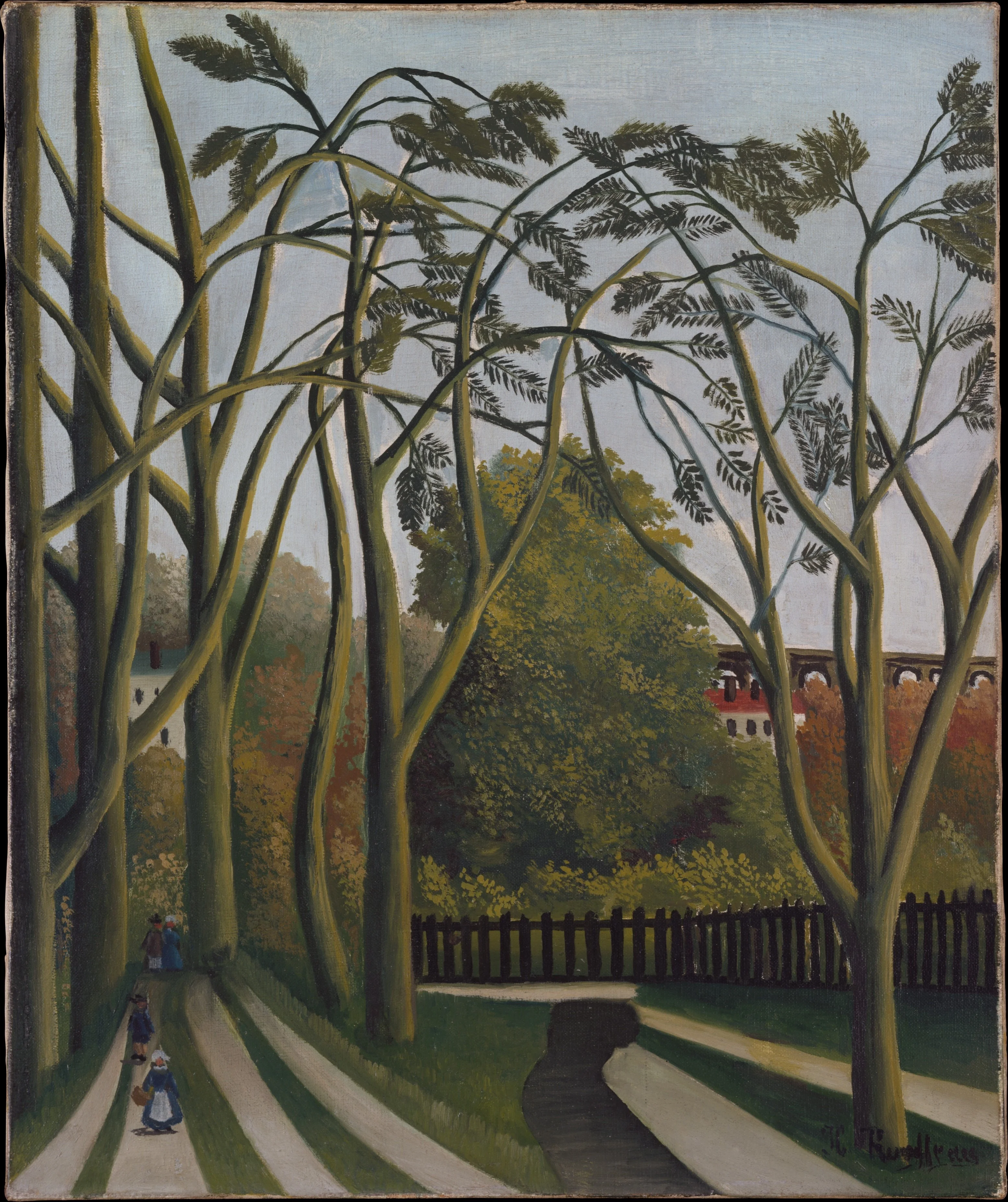 The Banks of the Bièvre near Bicêtre, detail
