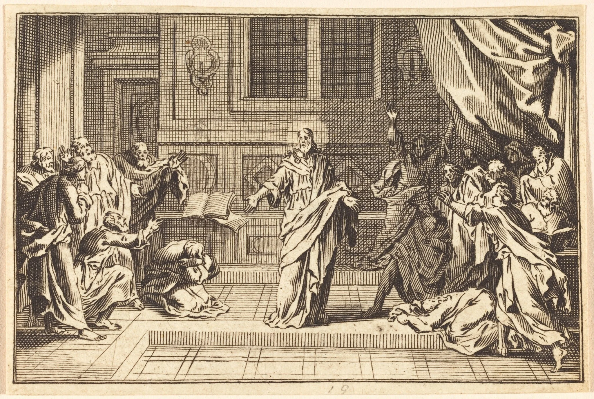 Christ Appearing to His Disciples, detail