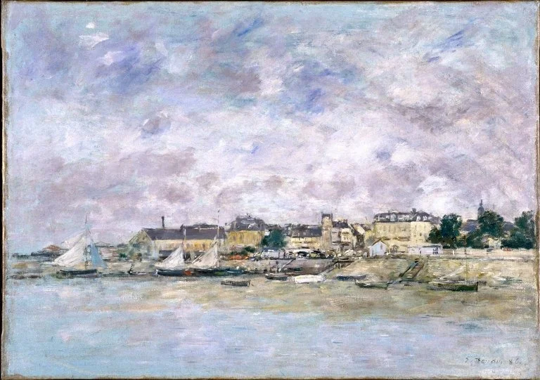 Trouville, the harbor, detail