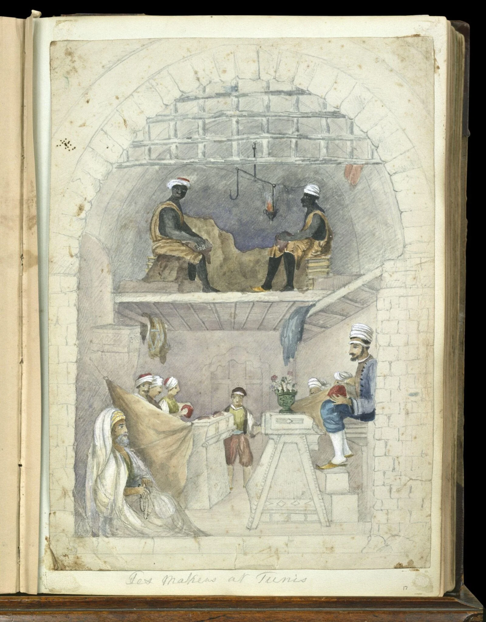 Fes [Fez] Makers at Tunis, detail