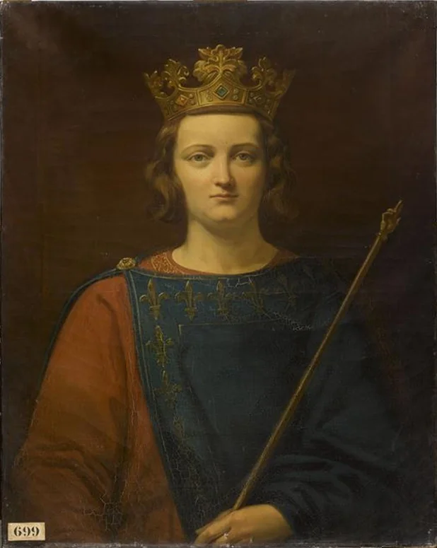 Charles IV le Bel, roi de France (1295-1328), detail