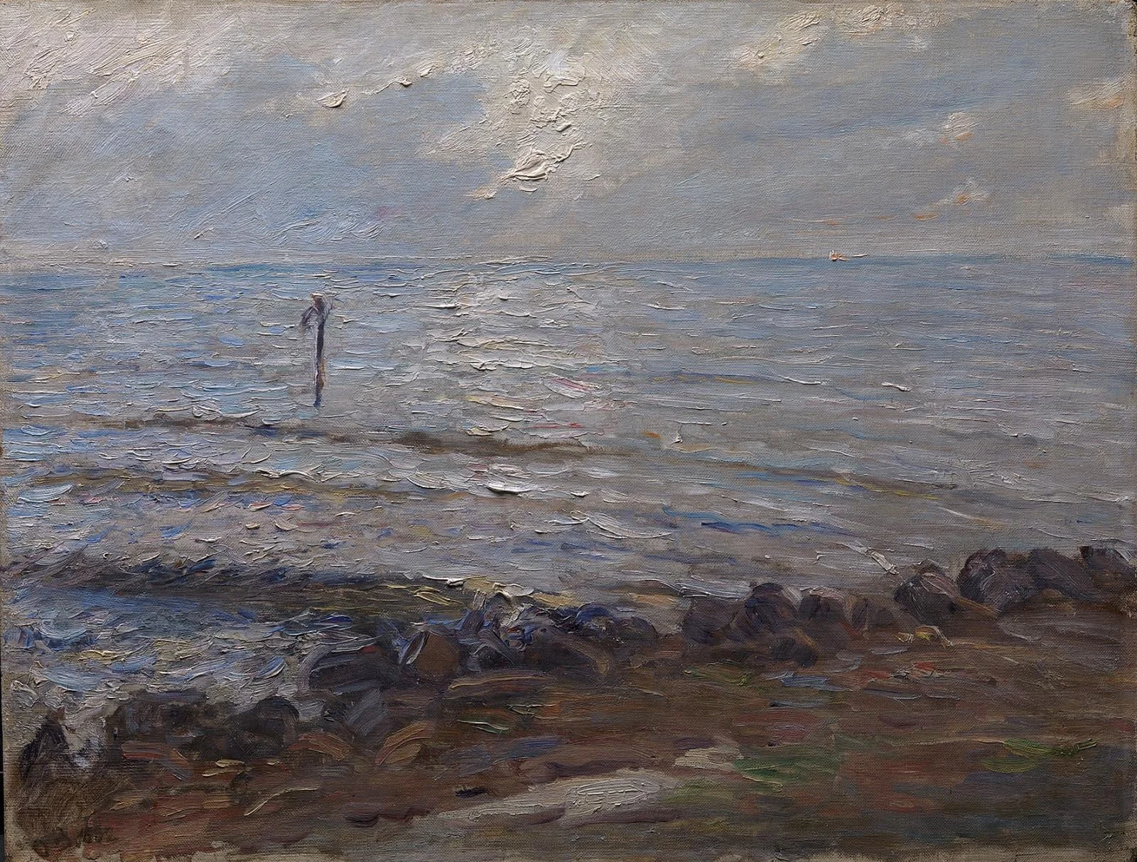 Sunlight over the Sea, detail