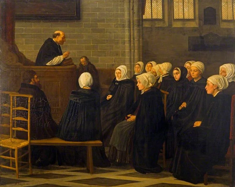 The Sermon, detail