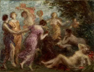 The Temptation of St. Anthony, by Henri Fantin-Latour, oil, 1880