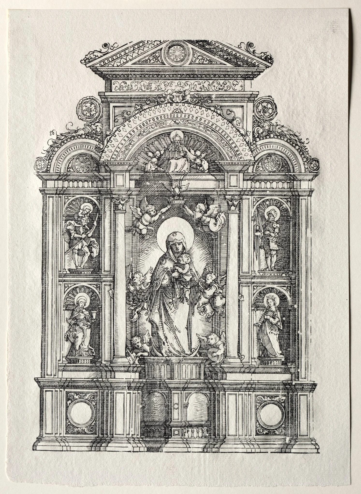 Altar mit der Schönen Maria von Regensburg, detail
