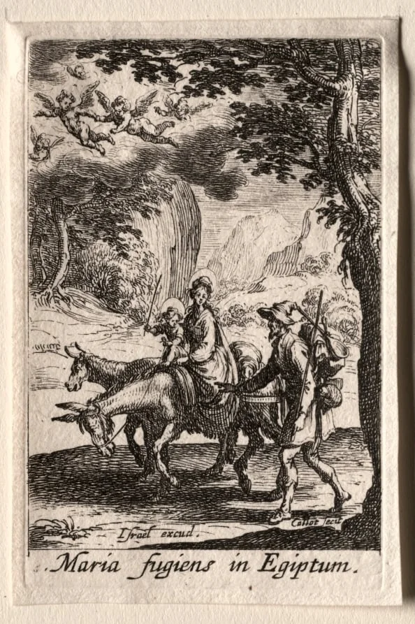 The Life of the Virgin: The Flight into Egypt, detail