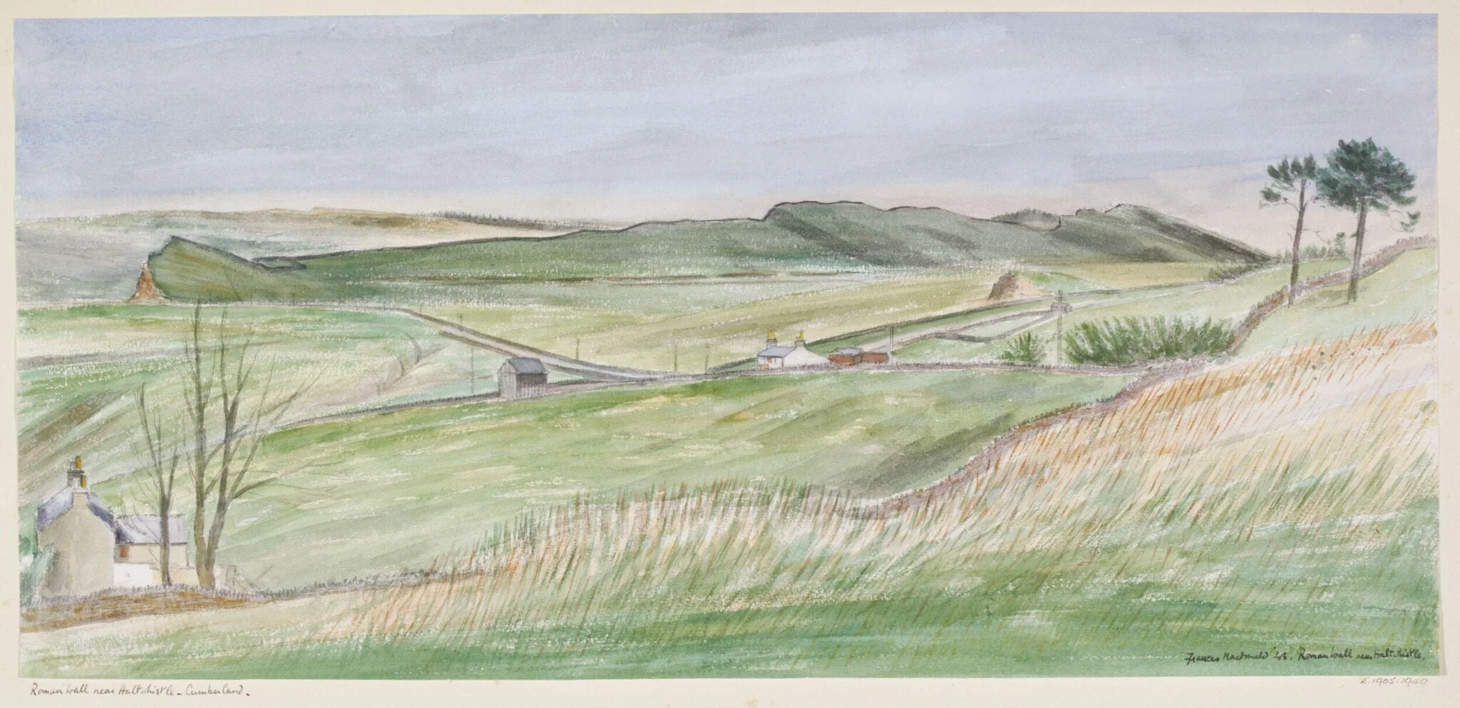 Roman Wall near Haltwhistle, Cumberland, detail