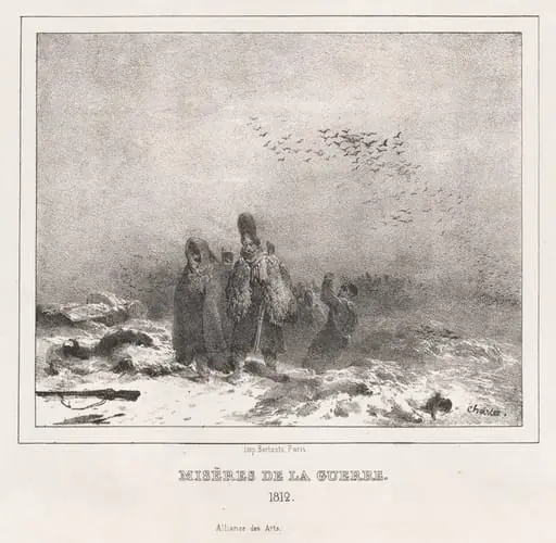 Moral and Philosophical Alphabet for the Use of Little and Big Children: Miseries of War (1812), by Nicolas Toussaint Charlet, 1812