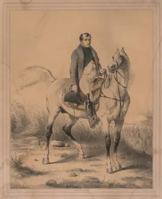 Napoleon, by Ange-Louis Janet Lange, 1841
