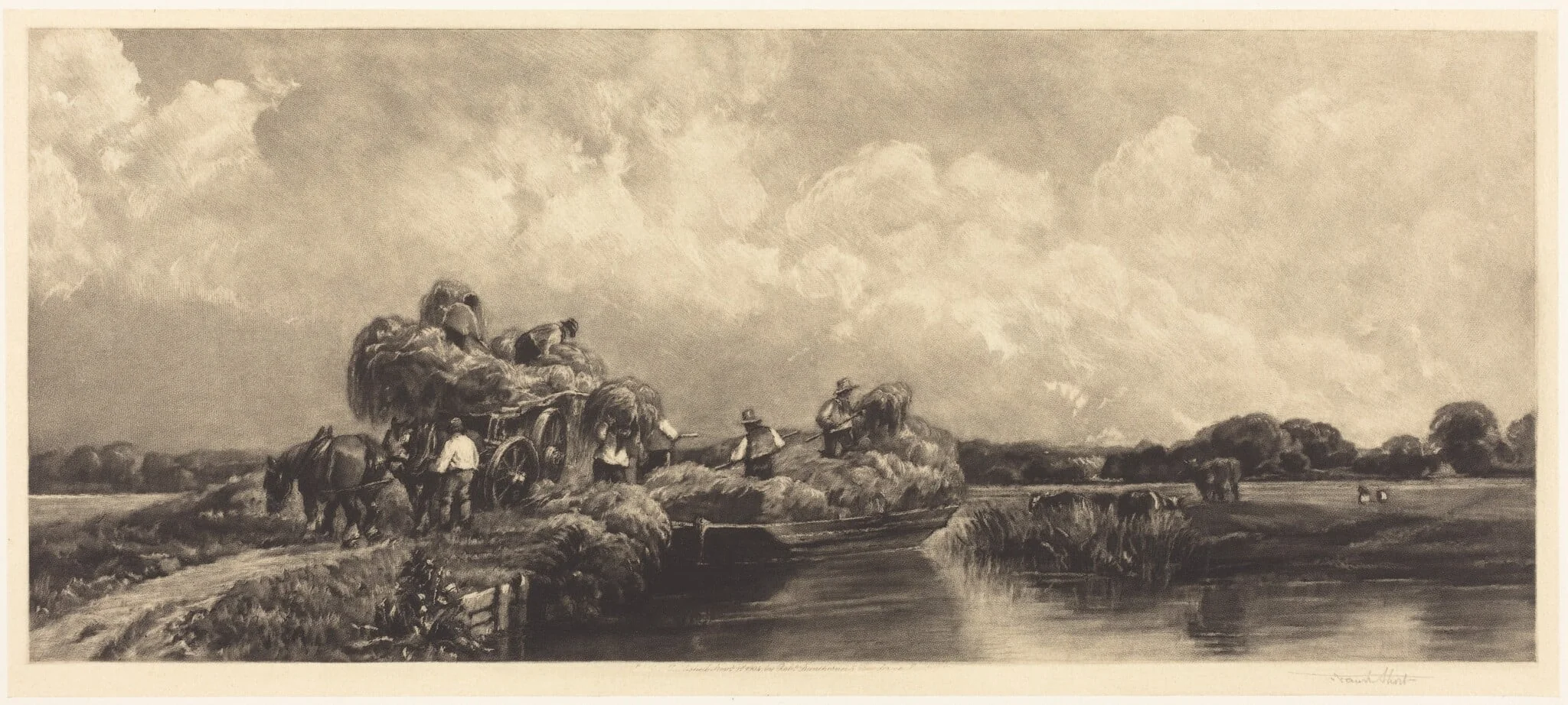 A Roman Canal, detail