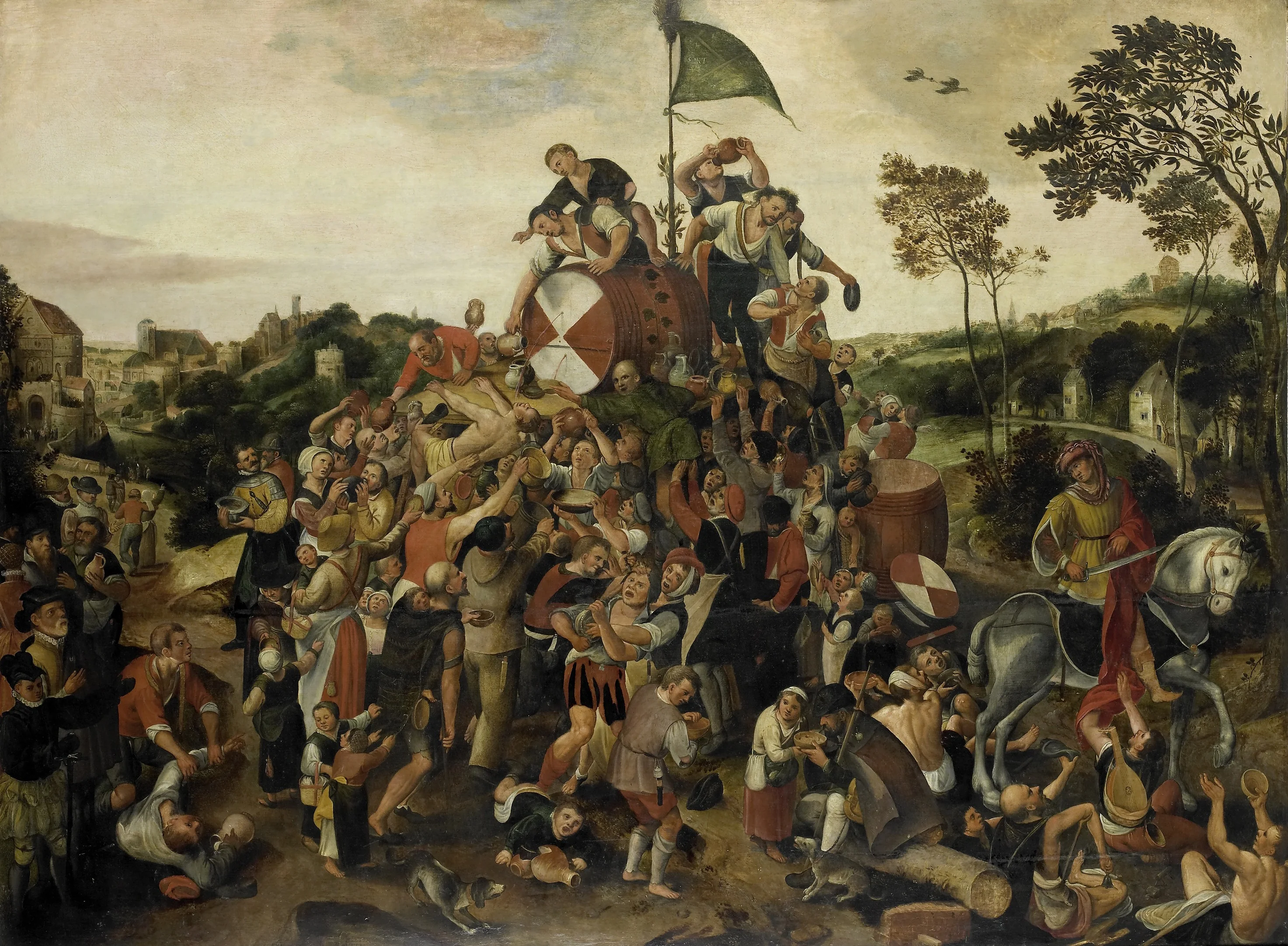The St Martin's Day Kermis, detail