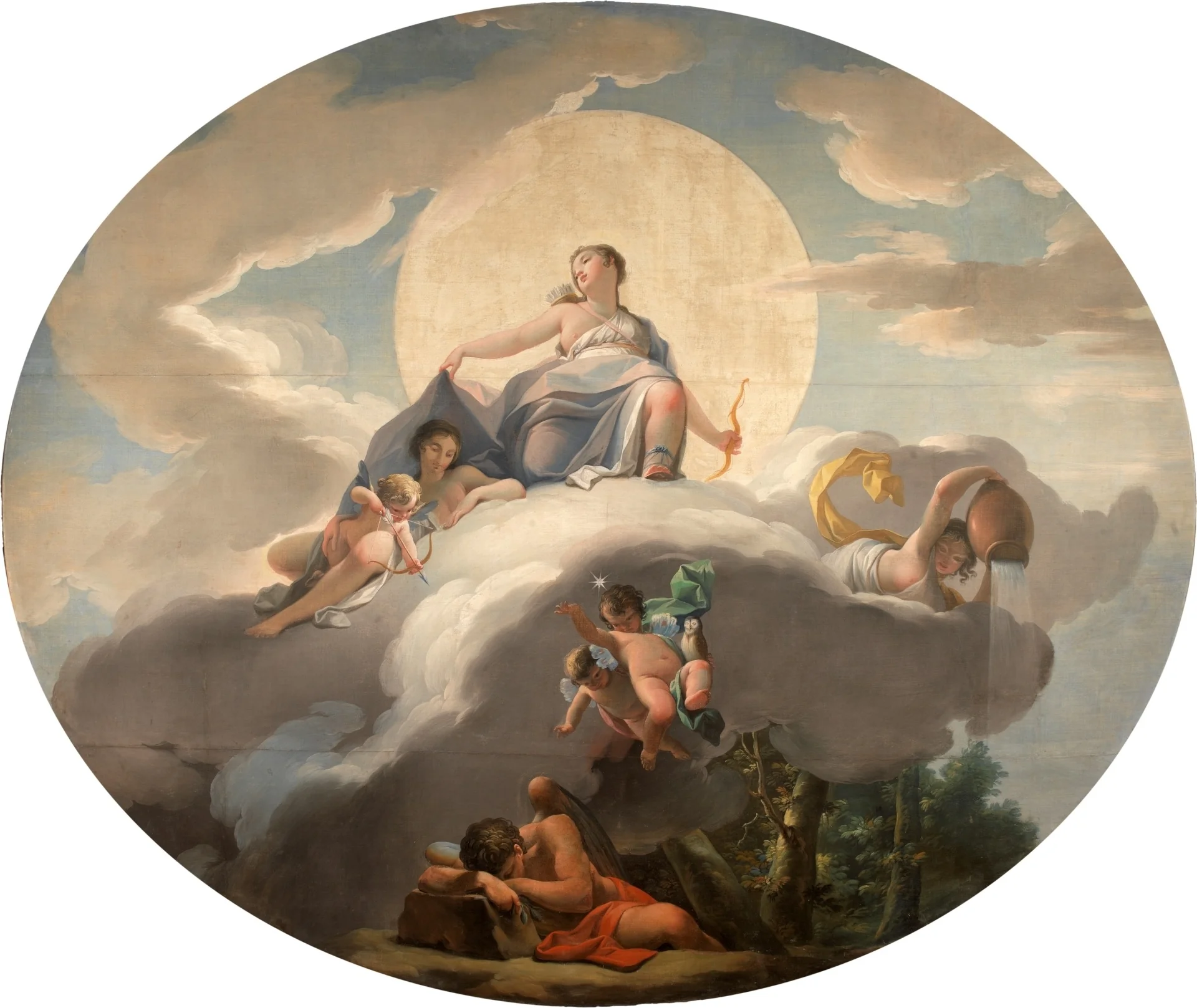 Alegoría de la Noche, detail