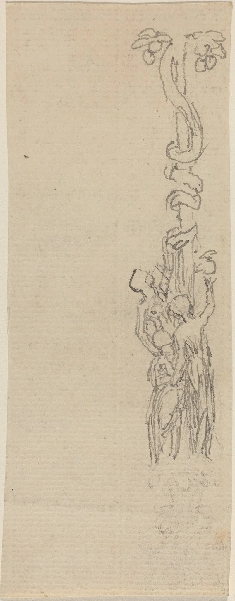 Design for a Candelabrum Representing the Three Graces Gathering the Apples of Hesper, detail