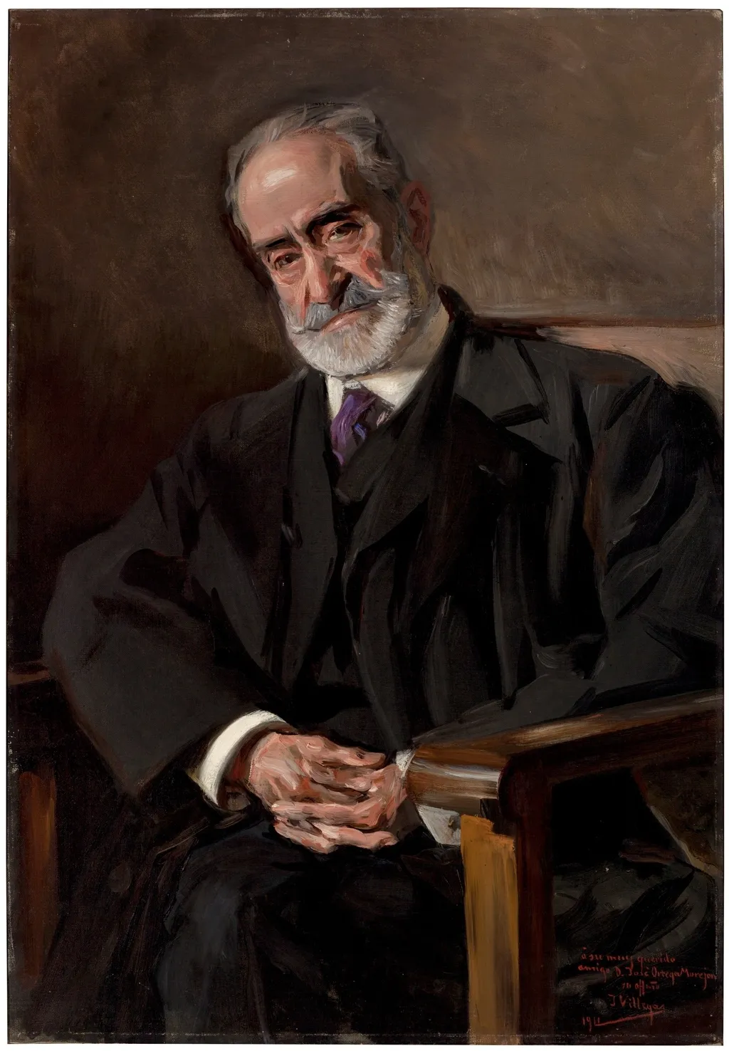 Manuel Ortega Morejón, by José Villegas Cordero, oil, 1911