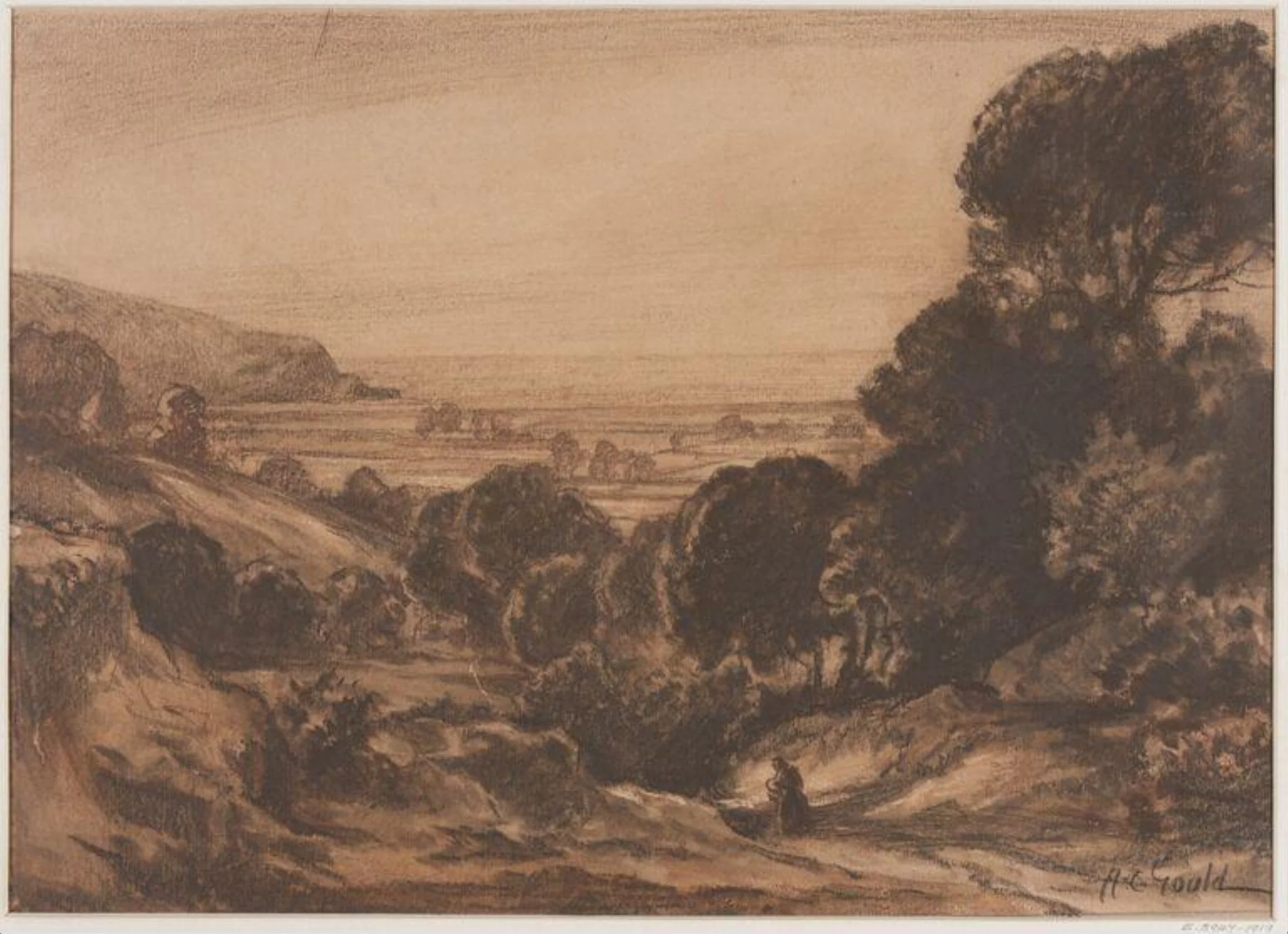 The Vale of Porlock, Somerset, detail