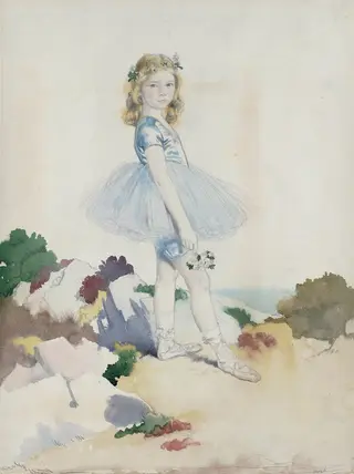 The Sea Fairy, by William Orpen, watercolor, 1900