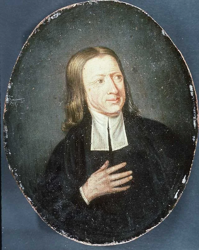 Portrait of John Wesley, detail