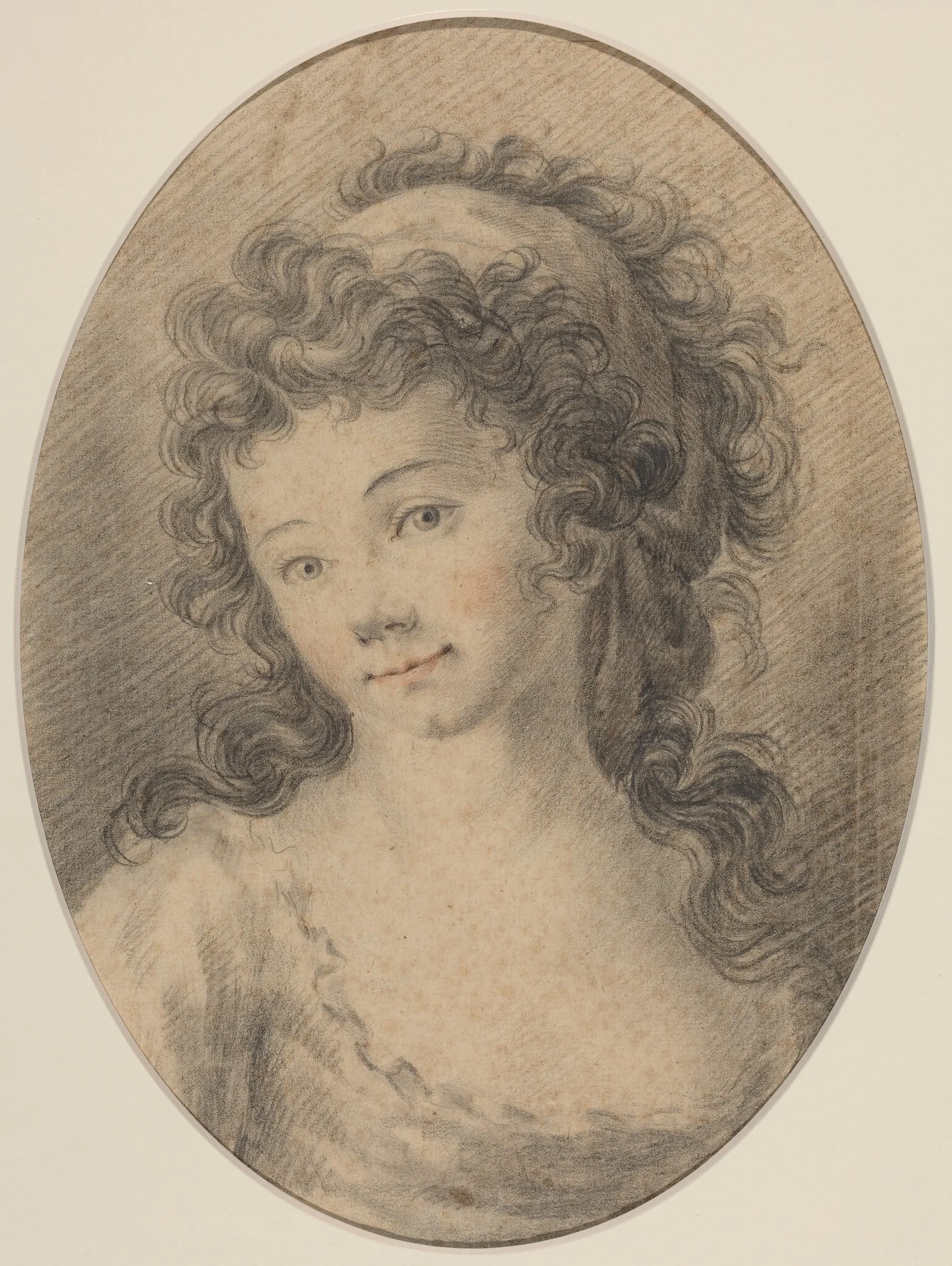 Portrait of a Girl, detail