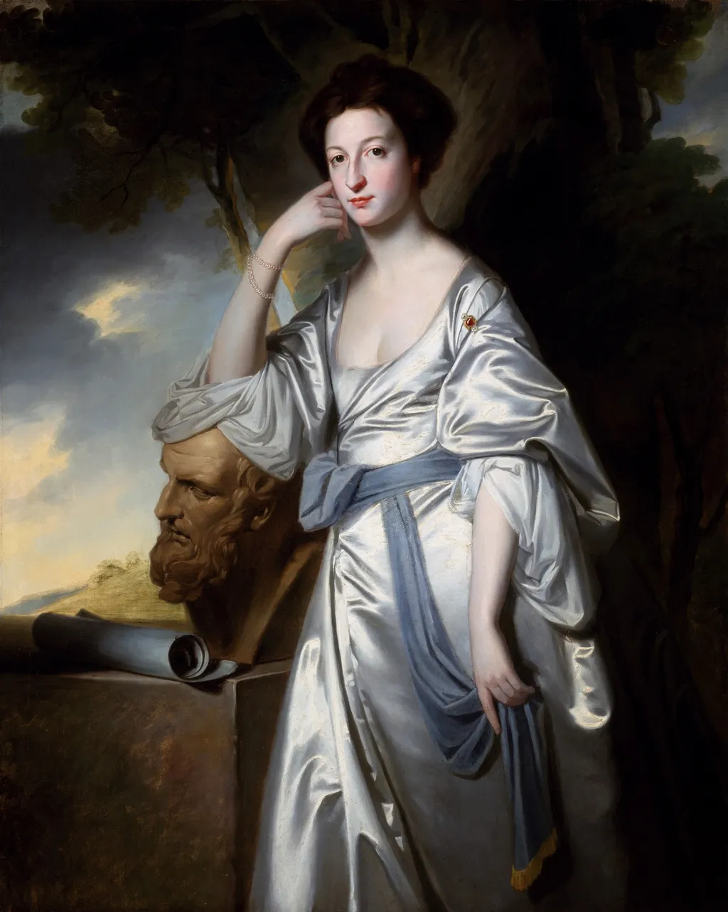 Elizabeth, Lady Blunt, by George Romney, oil, 1764