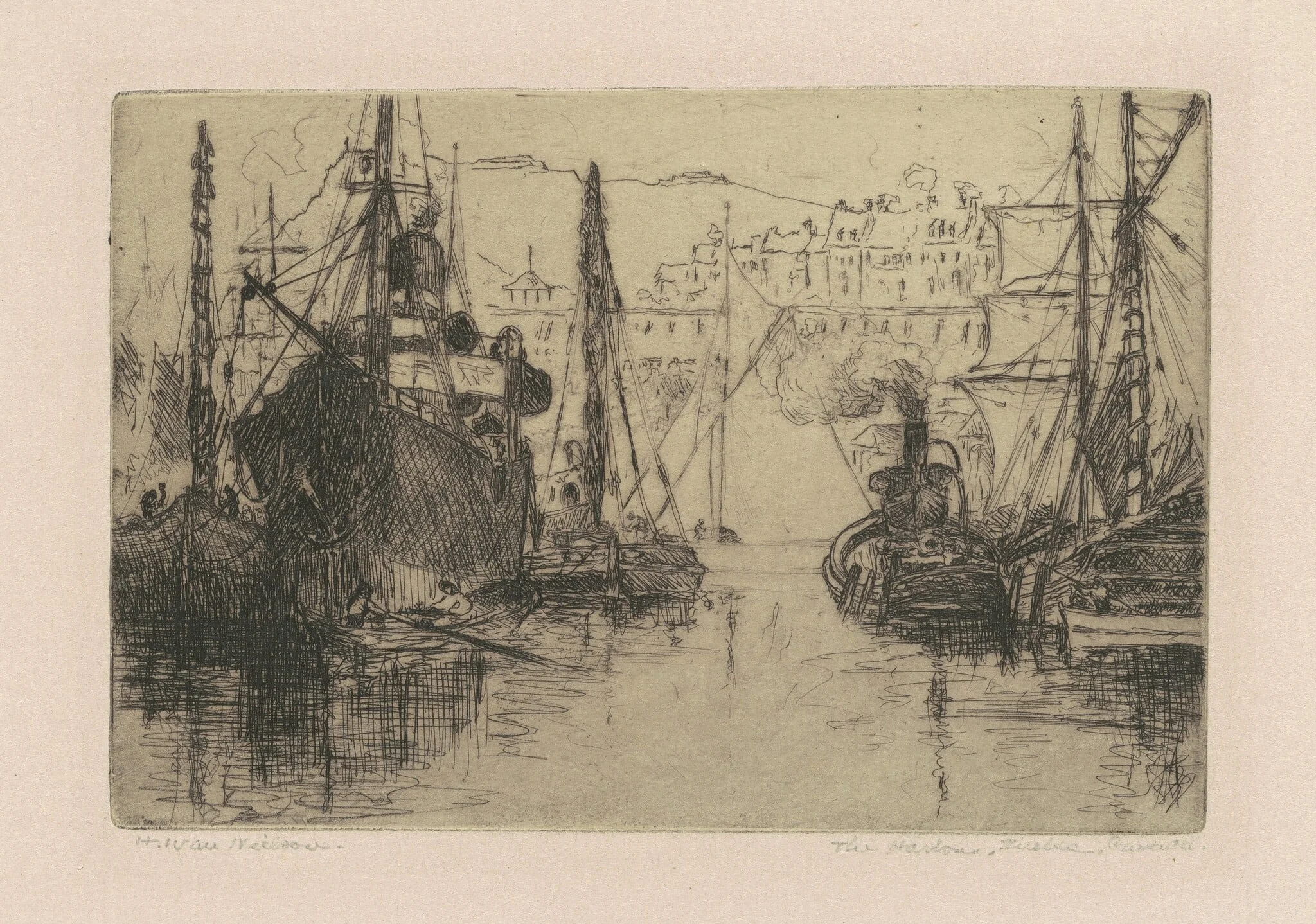 The Harbor, Quebec, Canada, detail