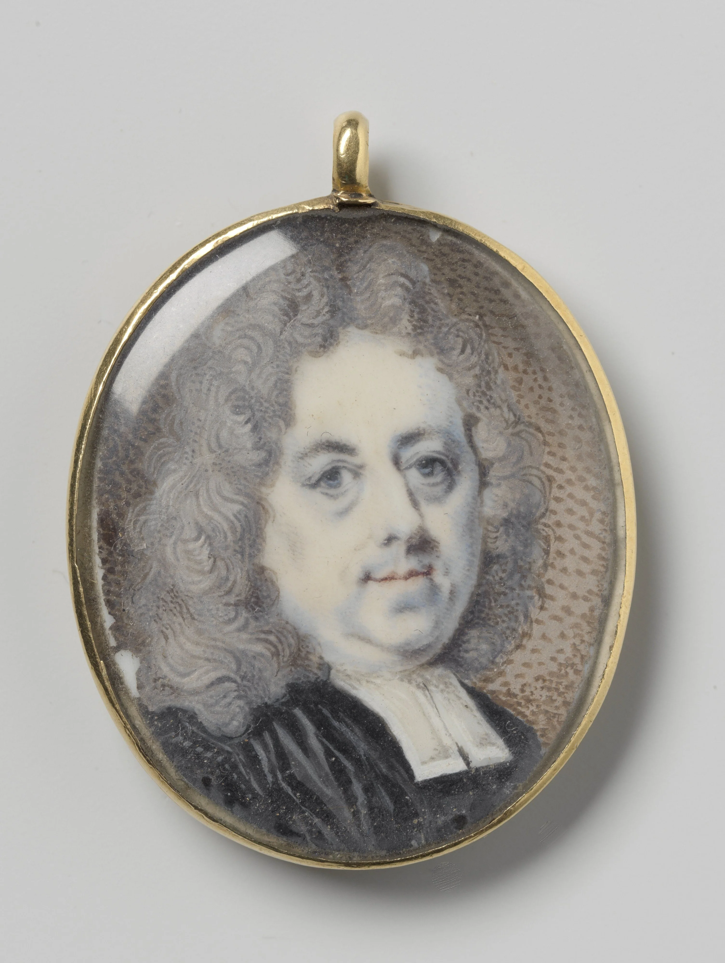 Portret van een predikant, detail